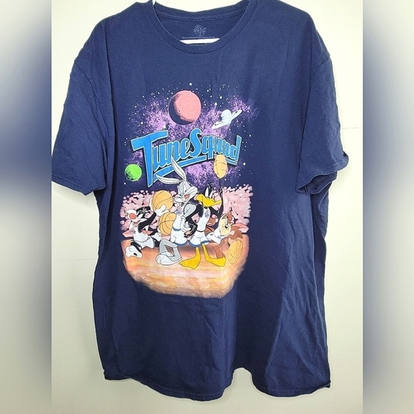 Space Jam Tune Squad Men's Graphic Short Sleeve Shirt, Size XXL - Picture 1 of 3